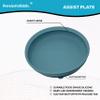 BraveJusticeKidsCo. | Silicone Assist Plate and Assist Bowl Combo Pack for Toddler and Baby | Suction Bowl and Plate| Baby-Led Feeding (Citadel) view 2