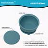 BraveJusticeKidsCo. | Silicone Assist Plate and Assist Bowl Combo Pack for Toddler and Baby | Suction Bowl and Plate| Baby-Led Feeding (Citadel) view 3