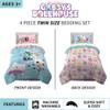 DreamWorks Gabby's Dollhouse Cakey, MerCat And Pandy Kids Bedding Super Soft Comforter And Sheet Set, 4 Piece Twin Size, By Franco view 3