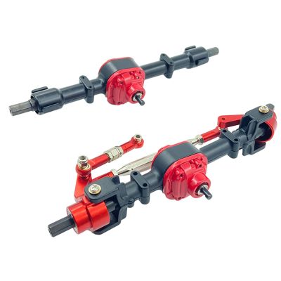 1/12 Scale RC Car Alloy Front/Rear Bridge Axle 90 D91 D96 D99S MN90 MN96 MN99 MN99S RC Crawler Cars, Front Rear Black
