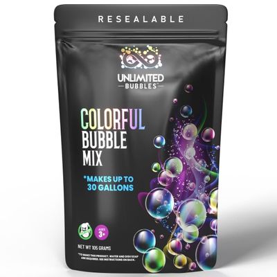 Bubble Powder Refill Mix  Makes 30 Gallons  DIY Bubble Solution  Just Add Dish Soap & Water  Non-Toxic & Kid Safe  Made in USA