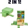 Mattel Minecraft Transforming Turtle Hideout, Authentic Pixelated Video-Game Role Play, Electronic, Action Toy to Create, Explore and Survive, Steve, Turtle, Collectible for Fans Age 6 Years and Older view 4