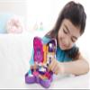 Polly Pocket Compact Playset, Sparkle Stage Bow with 2 Micro Dolls & Accessories, Travel Toys with Surprise Reveals view 2