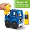MEGA BLOKS Fisher-Price Toddler Building Blocks, Green Town Charge & Go Bus with 34 Pieces, 2 Figures, Kids Age 1+ Years view 4