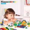 PicassoTiles 512 PCs Grand Playset Magnetic Tiles and Building Block Combo Creative Buildings & Figures Such as Bridges Hearts Unique Characters & More Educational STEM Toys Learning Activity Ages 3+ view 2