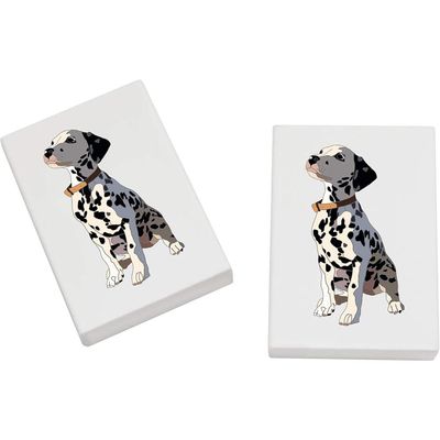 Azeeda 2 x 45mm 'Dalmation Puppy' Erasers/Rubbers (ER00028367)