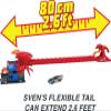 Hot Wheels Toy Car Track Set City Scorpion Flex Attack & 1:64 Scale Police Vehicle, Bendable Tail Extends 2.6 Ft., Connects to Other Sets view 3