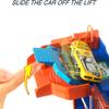 Hot Wheels City Toy Car Track Set, Downtown Car Park Playset with 1:64 Scale Vehicle, 4 Levels, Working Lift & Exit Chute view 3