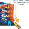 Hot Wheels City Toy Car Track Set, Downtown Car Park Playset with 1:64 Scale Vehicle, 4 Levels, Working Lift & Exit Chute view 4