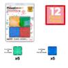 PicassoTiles Magnetic Building Blocks Brick Tiles STEM Creative Magnet Tiles Add Ons Set Construction Toy Socket Spikes Accessory Toys Educational Imaginative Learning Kit Stacking Set Toddlers Colors view 3