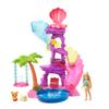 Barbie Dreamtopia Chelsea Water Lagoon Playset with Chelsea Doll (6 in Blonde), 2 Pets, Slide, Pool & Swing, Gift for 3 to 7 Year Olds view 1