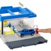 Matchbox Action Drivers Auto Shop Playset with 1 Chevy Silverado, Moving Parts & Figures, Toy for Kids 3 Years Old & Up view 4