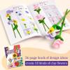 Drama Planet Flower Craft Kit for Kids, Make Your Own Flower Bouquet with Air Dry Clay, Arrange Clay Flowers & Create Personalized Art, Great Gifts for Girls view 4