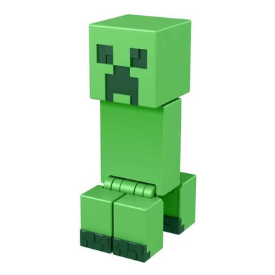 Minecraft Creeper Action Figure, 3.25-in, with 1 Build-a-Portal Piece & 1 Accessory, Building Toy Inspired by Video Game, Collectible Gift for Fans & Kids Ages 6 Years & Older