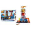 Hot Wheels City Super Twist Tire Shop Playset, Spin The Key to Make Cars Travel Through The Tires, Includes 1 Car, Gift for Kids 4 to 8 Years Old (Amazon Exclusive) view 1