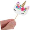 Flairs New York Party Props Decorations Cupcake Toppers (Dreamy Unicorns, Pack of 24 Cupcake Toppers) view 3
