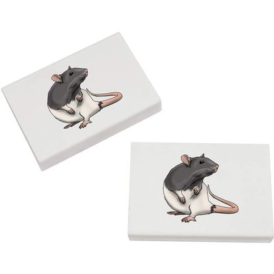 Azeeda 2 x 45mm 'Rat' Erasers/Rubbers (ER00028342)