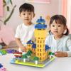 PicassoTiles 1016pcs Magnetic Tile & Building Brick Combo Construction STEM Toy Magnet Tiles for Creative Play Educational Toys for 3+ Large Bricks for Toddlers Compatible with Major Brands PTS1016 view 2
