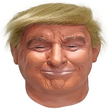 HOOJAS Simulation Old Man mask Halloween Orange