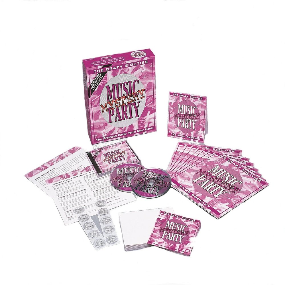 1980s Music Mystery Party Triva Game