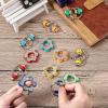 12 Pieces Fidget Toy Pack Flippy Chain Fidget Toy Six Roller Chain Fidgets and Flippy Chain Stress Relief Bike Chain Toys for Teens Adults Autism Anxiety Relief (Multiple Colors) view 3
