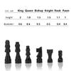 Wooden Chess Set 11.3 Foldable with Storage Travel Chess- Board Game- Beginners Kids Adults Teaching Tools ( Size : 11.3" ) view 4