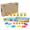Play-Doh Create & Count Numbers Playset with 6 Double-Sided Playmats, 10 Counting Flashcards & 6 Cans, Back to School Classroom Supplies, Preschool Toys, Ages 2+ (Amazon Exclusive) view 2