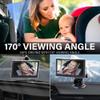 Baby Car Camera HD 5 Inch Monitor Car Mirror Infant Rear Facing Full View Clear Night Vision view 2