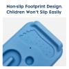 Joonly Kids Rocking Seesaw Balance Board with 5 Wooden Balls Sensory Training Rocking Board Balance Training Equipment Children Indoor Outdoor Activity Toy (Blue) view 4