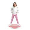 Kids Rocking Seesaw Balance Board with 5 Wooden Balls Sensory Training Rocking Board Balance Training Equipment Children Indoor Outdoor Activity Toy (Pink) view 1