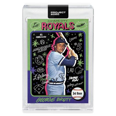 Topps Project 2020 Card 353-1975 George Brett by Sophia Chang