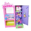 Barbie Extra Surprise Fashion Playset with 20 Pieces Including Pet Poodle, Closet and Push-Button Feature That Dispenses Fashion Accessories, Gift for 3 Year Olds & Up view 1