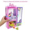 Barbie Extra Surprise Fashion Playset with 20 Pieces Including Pet Poodle, Closet and Push-Button Feature That Dispenses Fashion Accessories, Gift for 3 Year Olds & Up view 2