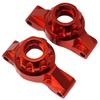 NHX RC Aluminum Rear Hub/Knuckle Arm : Tamiya TT02 A Red 2pc view 1