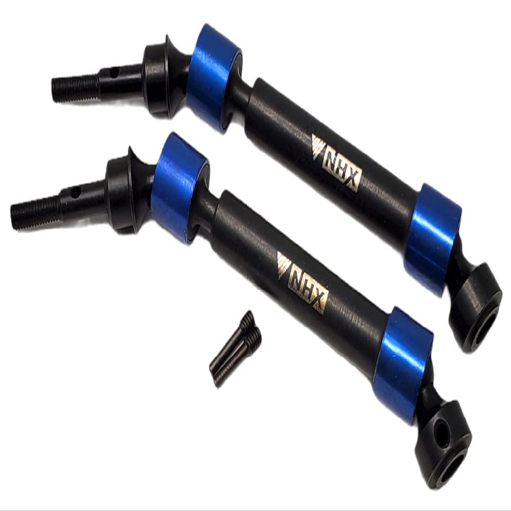 NHX RC Heavy Duty Steel CVD Drive Shaft Set 2pcs : 1/10 MAXX