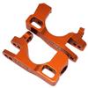 NHX RC Aluminum Front Caster Block : Slash 4x4 Stampede 4x4 Orange view 1