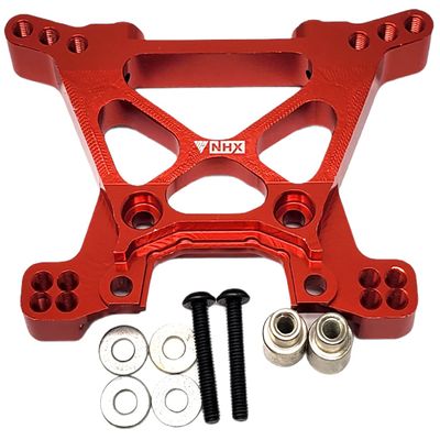 NHX RC Aluminum Front Shock Tower Set - Red for Traxxas Slash 4x4