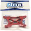 NHX RC Aluminum Front Shock Tower Set - Red for Traxxas Slash 4x4 view 2