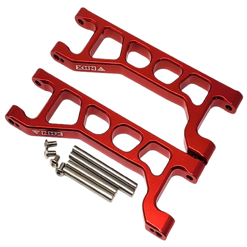 NHX RC Aluminum Front/Rear Upper Suspension Arms - Red for TRAXXAS 1/10 MAXX