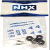 NHX RC Brass +3mm Widen Wheel Hubs Hex w/Pins Black 4pcs: TRX-4 SCX10 view 4