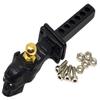 NHX RC Alum Trailer Drop Hitch Receiver Towball - Skull Black for 1/10 RC Cars view 1