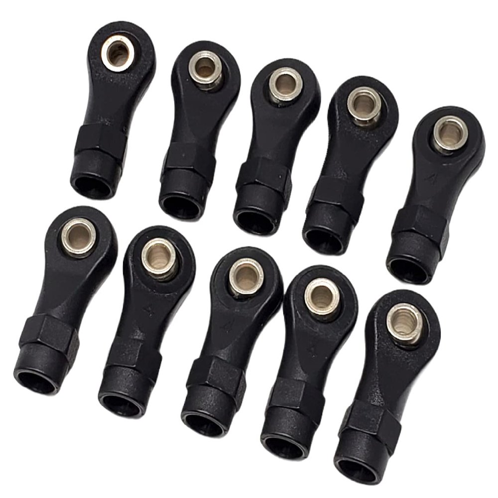 NHX RC Plastic M4 Rod Ends with Pivot Balls 25x7.3mm (10)