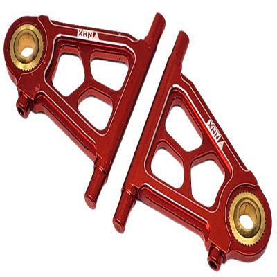 NHX RC Aluminum Front Lower Arm Set Red: Tamiya TT02