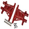 NHX RC Aluminum Rear Lower Arm Set Red : Tamiya TT02 view 1
