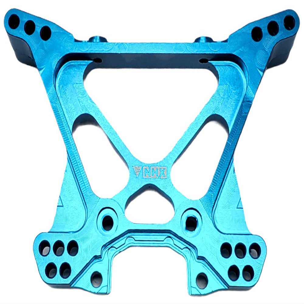 NHX RC Aluminum Rear Shock Tower Set - Blue for Traxxas Slash 4x4