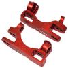NHX RC Aluminum Front Caster Block : Slash 4x4 Stampede 4x4 Red view 1