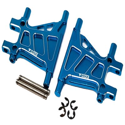 NHX Aluminum Rear Lower Arm Set Blue Tamiya TT02