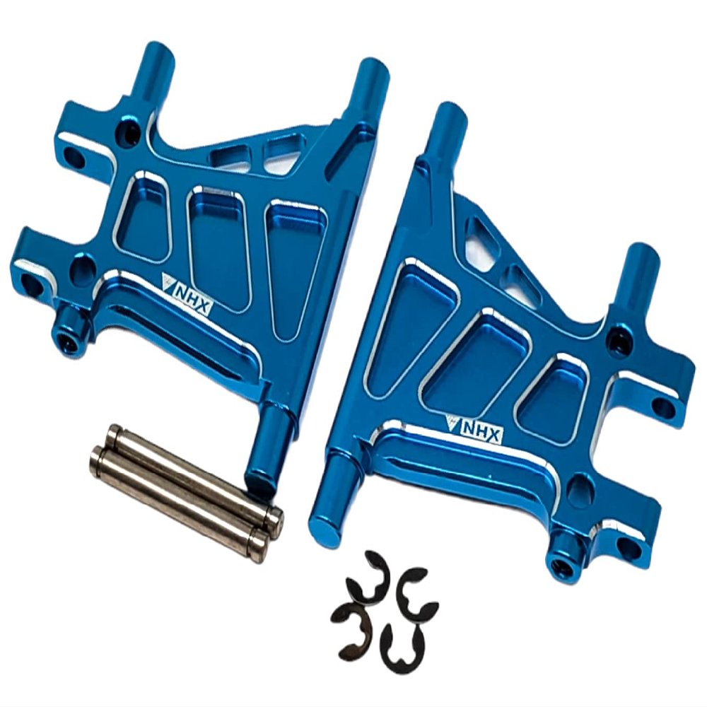 NHX Aluminum Rear Lower Arm Set Blue Tamiya TT02