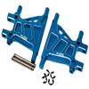 NHX Aluminum Rear Lower Arm Set Blue Tamiya TT02 view 1