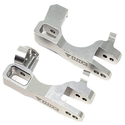 NHX RC Aluminum Front Caster Block : Slash 4x4 Stampede 4x4 Silver